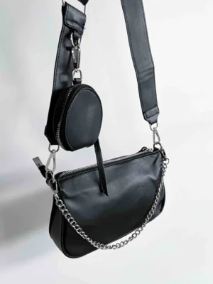 Bolsa Baguete Multi Preta (1)