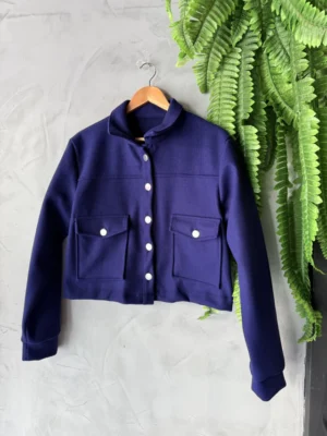 Casaco Lã Batida Curto