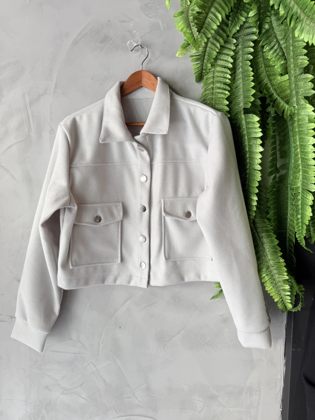 Casaco Lã Batida Curto