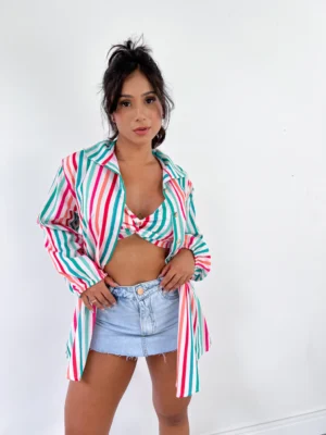 Chemise Top Decote No