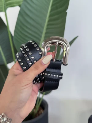 Cinto Preto com Taxas Feminino (3)