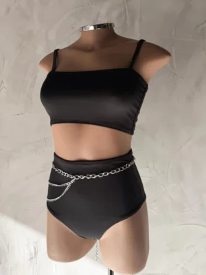 Conjunto Hot Pants Com Top Reto Alça