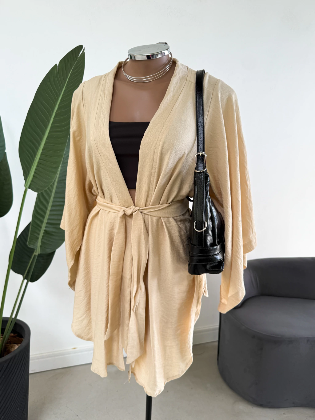 Conjunto Kimono Short Viscose Sarjada 25