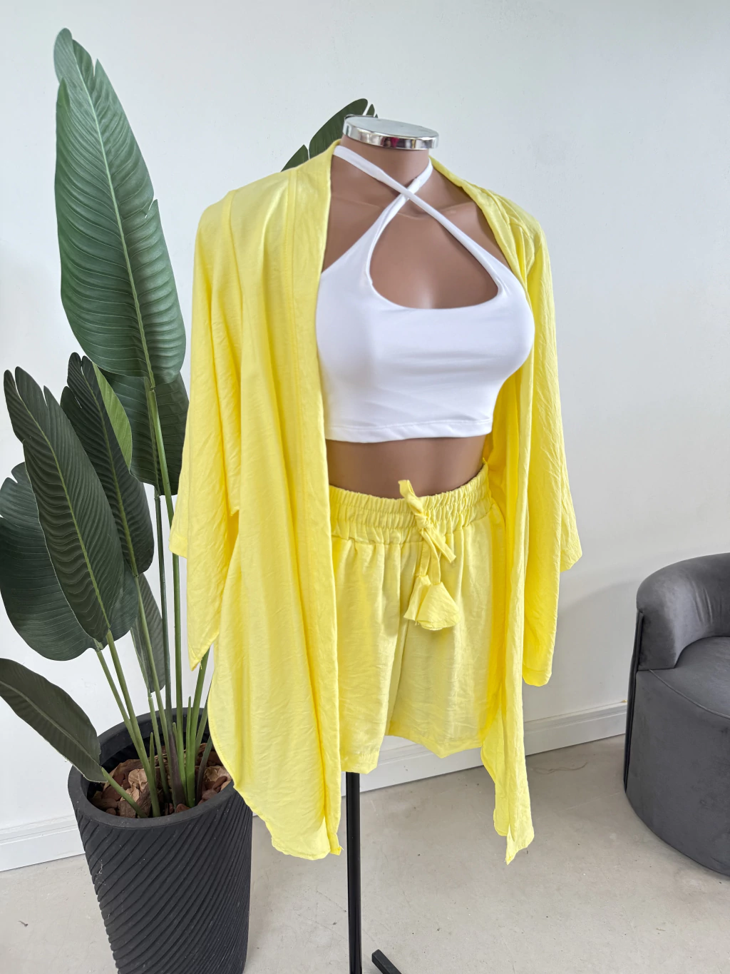 Conjunto Kimono Short Viscose Sarjada 25