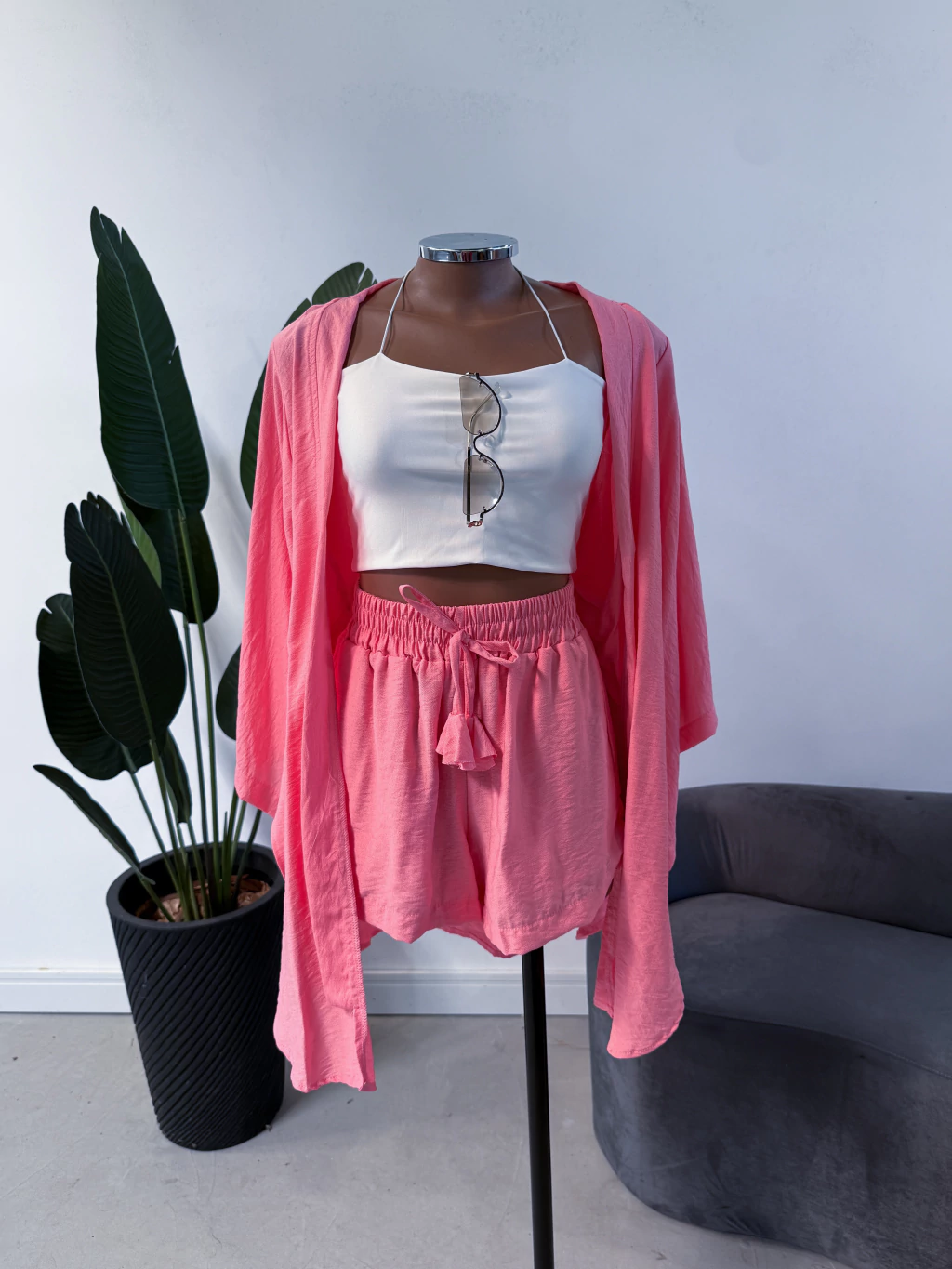 Conjunto Kimono Short Viscose Sarjada 25