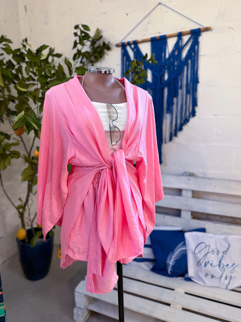 Conjunto Kimono Short Viscose Sarjada 25