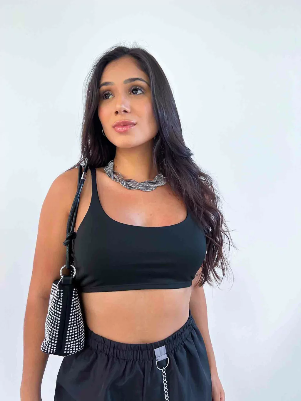 Cropped Básico Alcinha Duplo