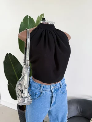 Cropped Frente Unica Gola Alta