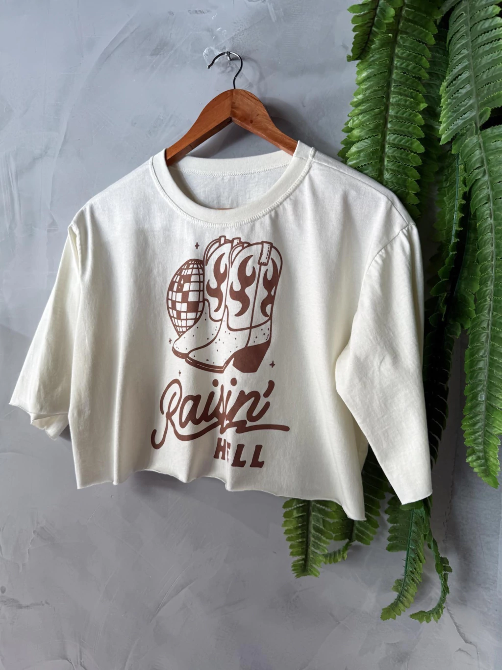 Cropped de Malha Raisin Hell