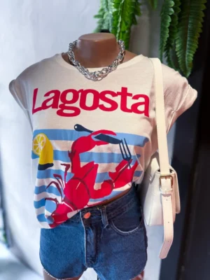 Regata Muscle Tee Feminina Lagosta