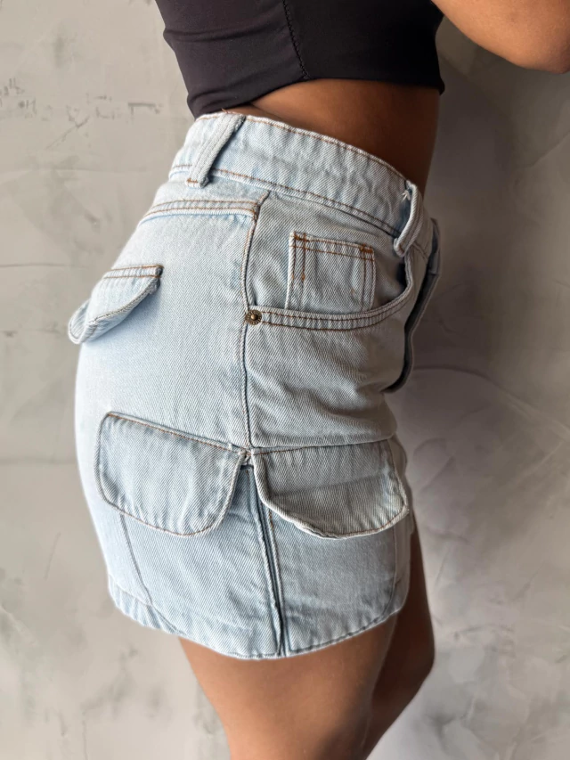 Saia Jeans Cargo Premium