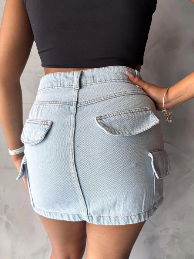 Saia Jeans Cargo Premium