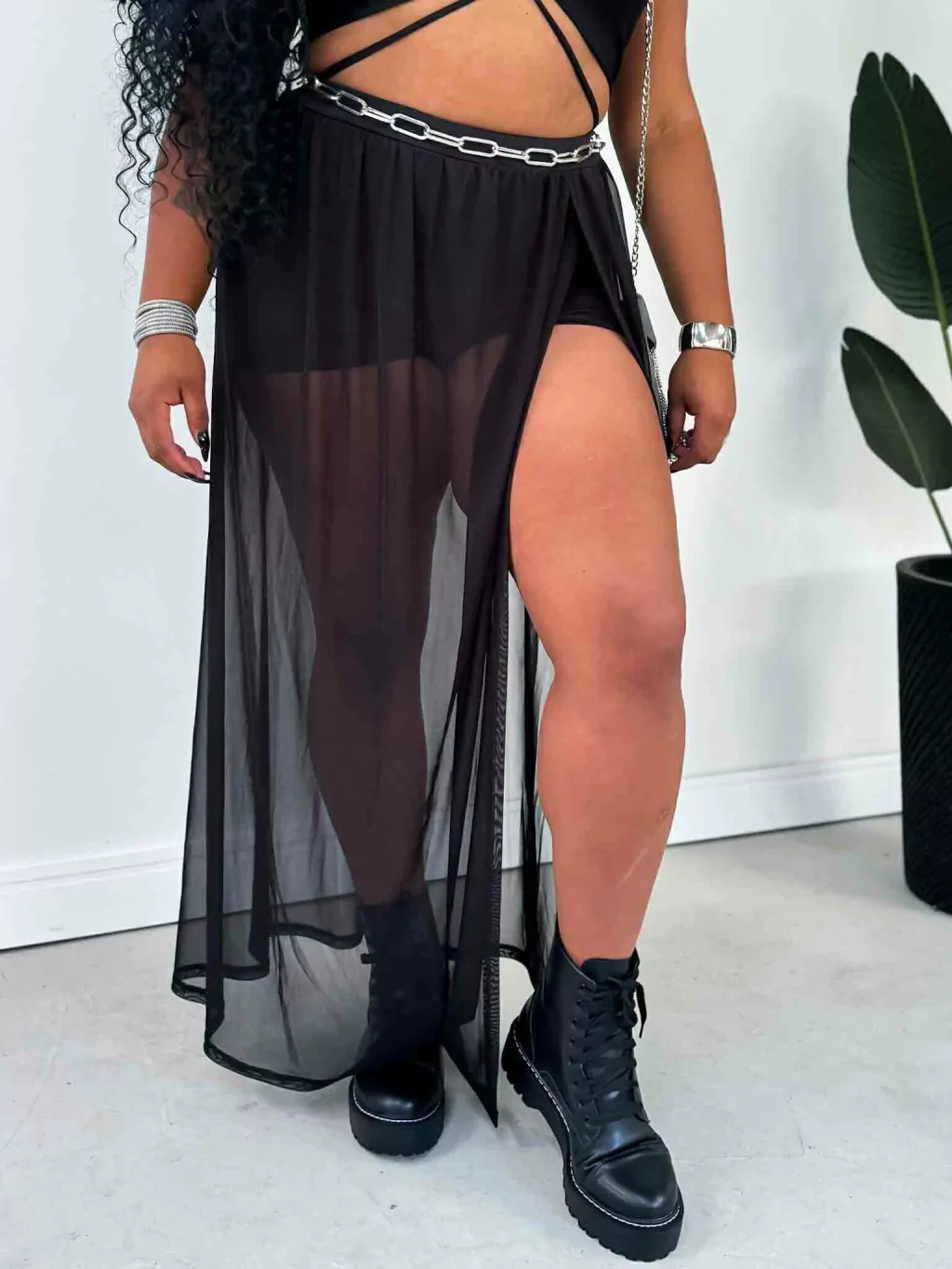 Saia Longa de Tule