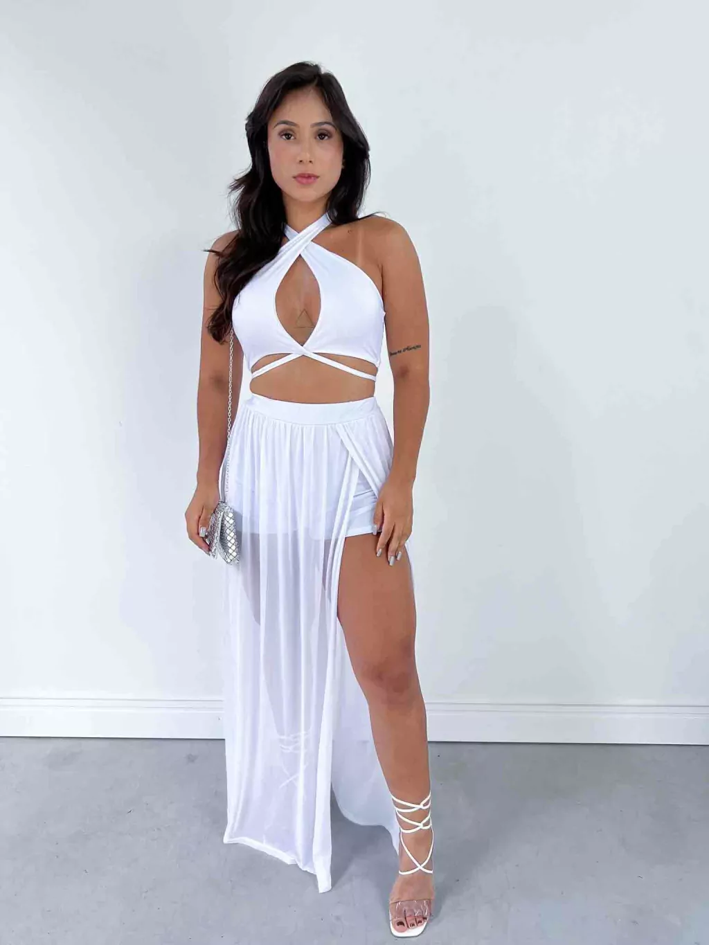 Saia Longa de Tule