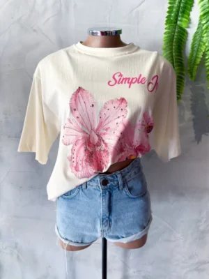 T-Shirt Max Flor Simple Joy Off