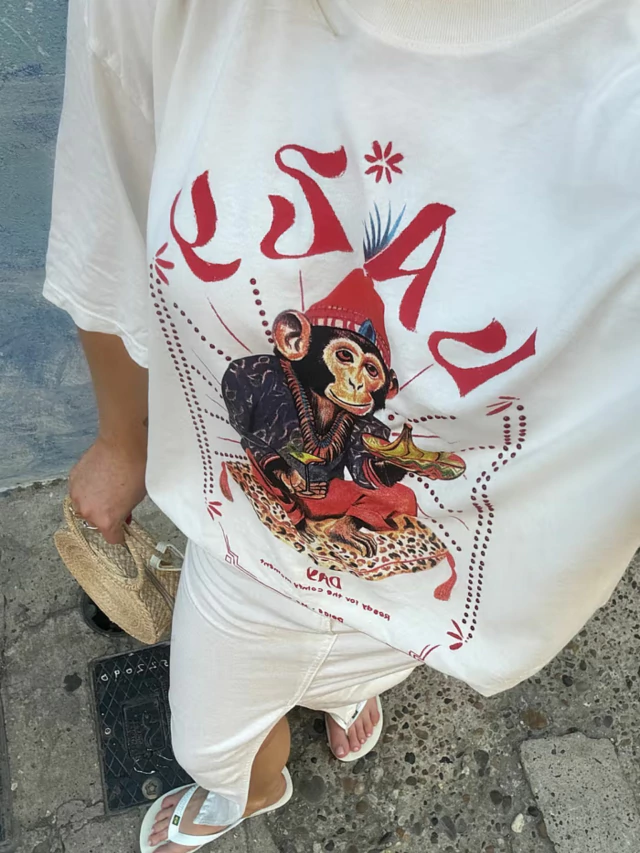T-Shirt Oversized Dm Monkey