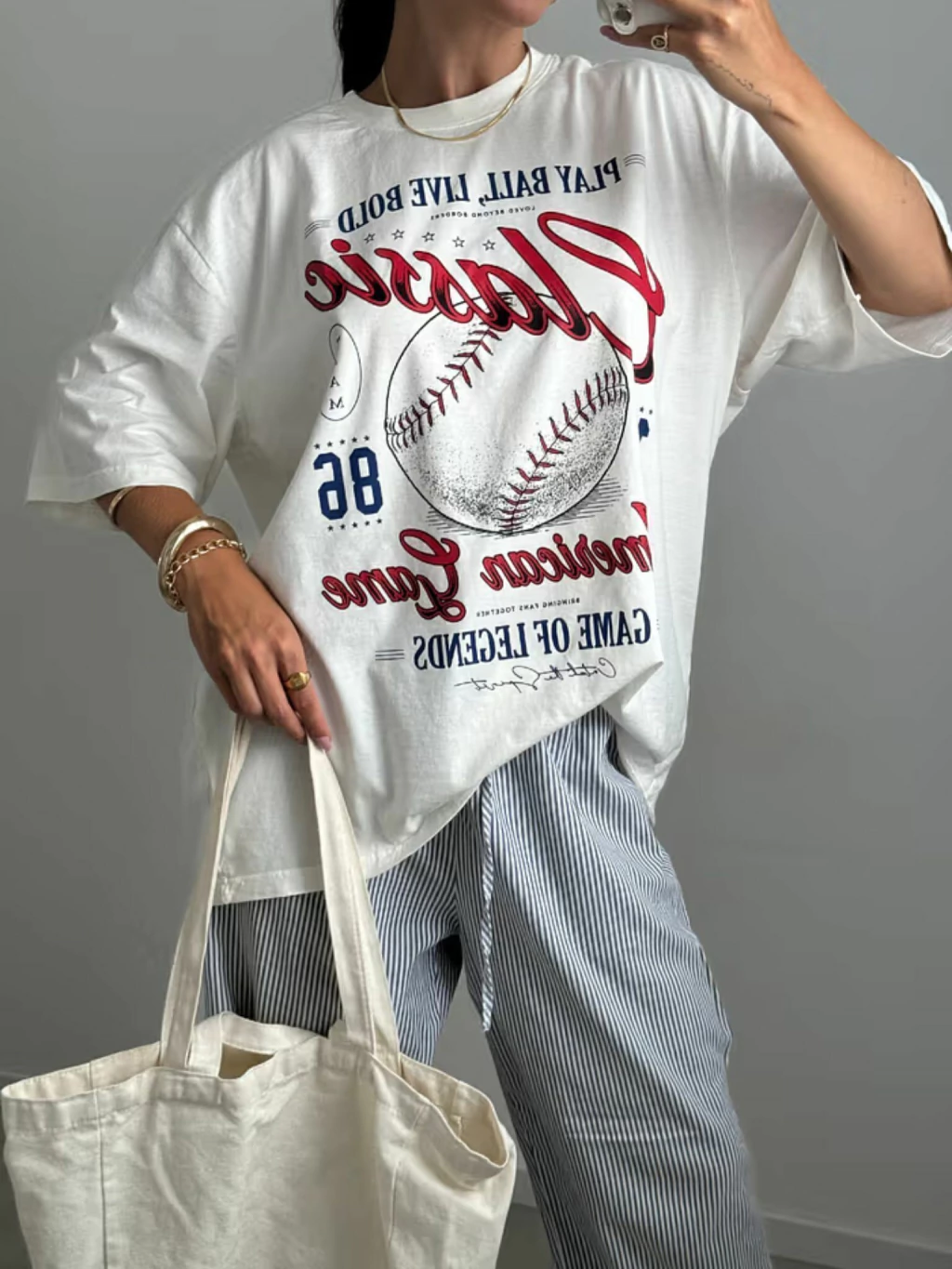 T-Shirt Oversized Estonada American Game