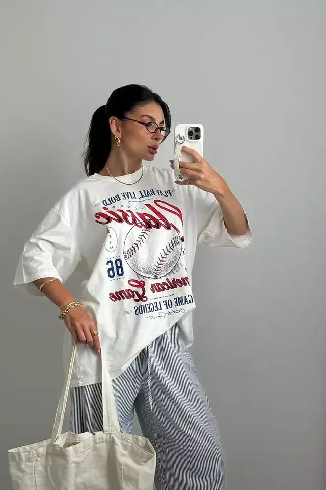 T-Shirt Oversized Estonada American Game