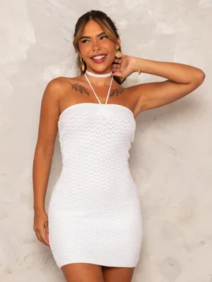 Vestido Curto Tricô