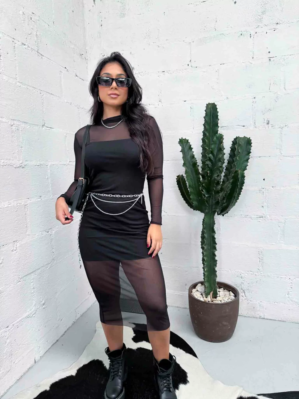 Vestido Midi de Tule