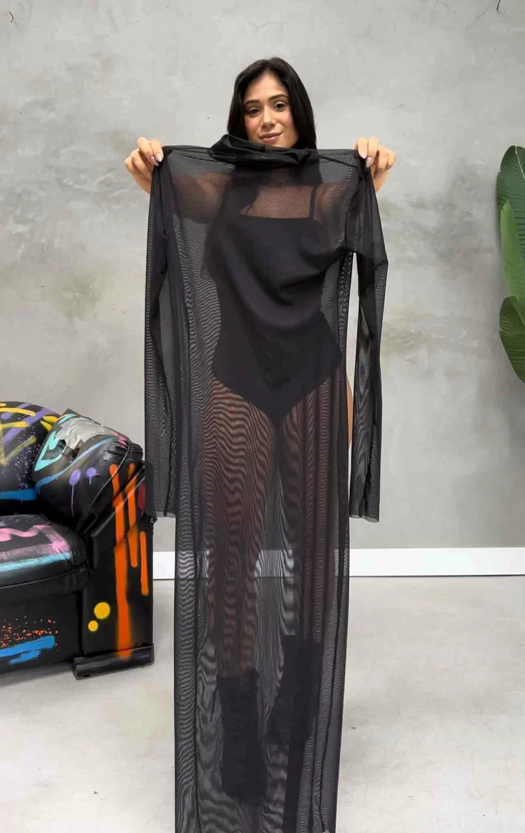 Vestido Midi de Tule