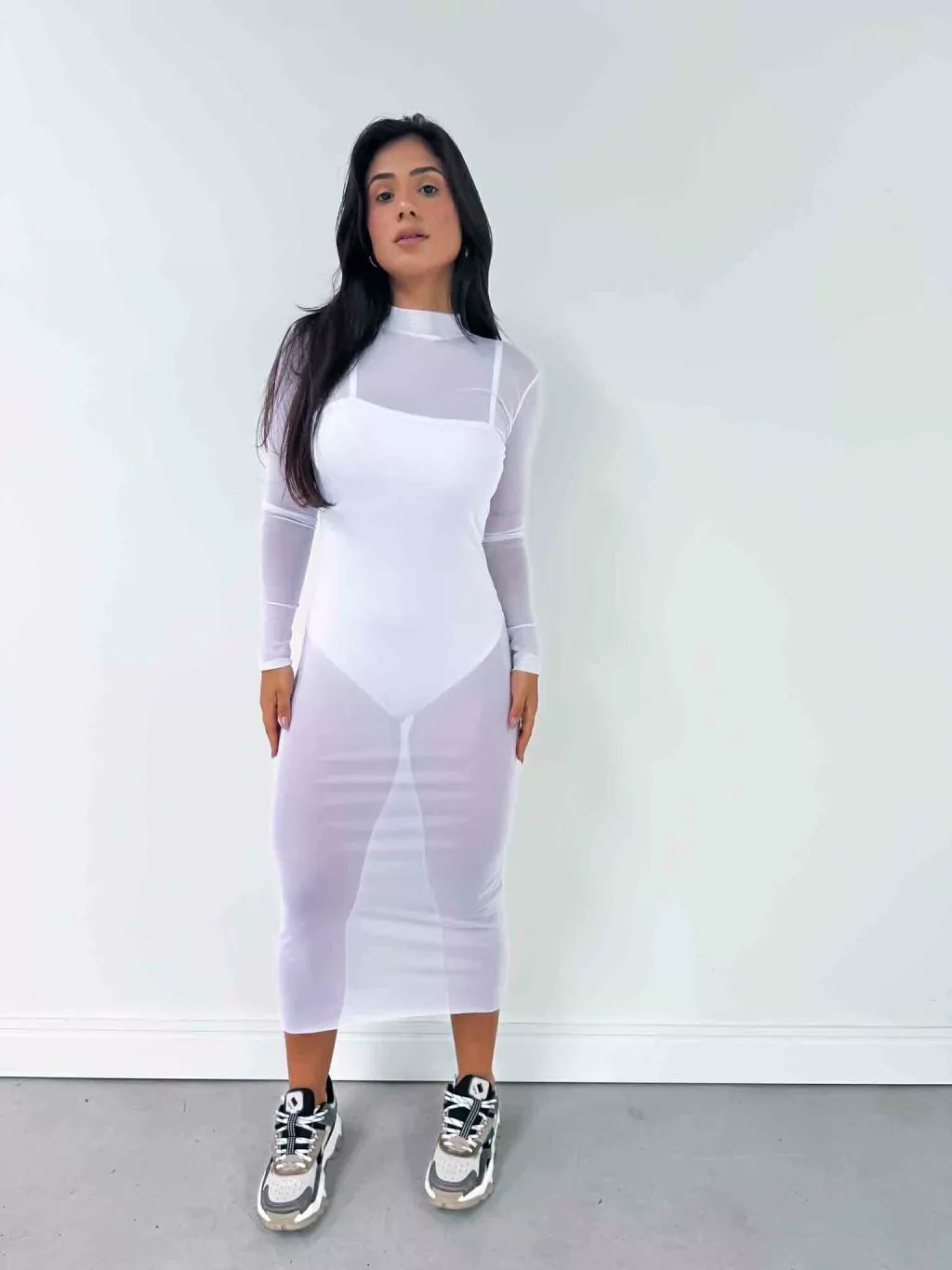 Vestido Midi de Tule