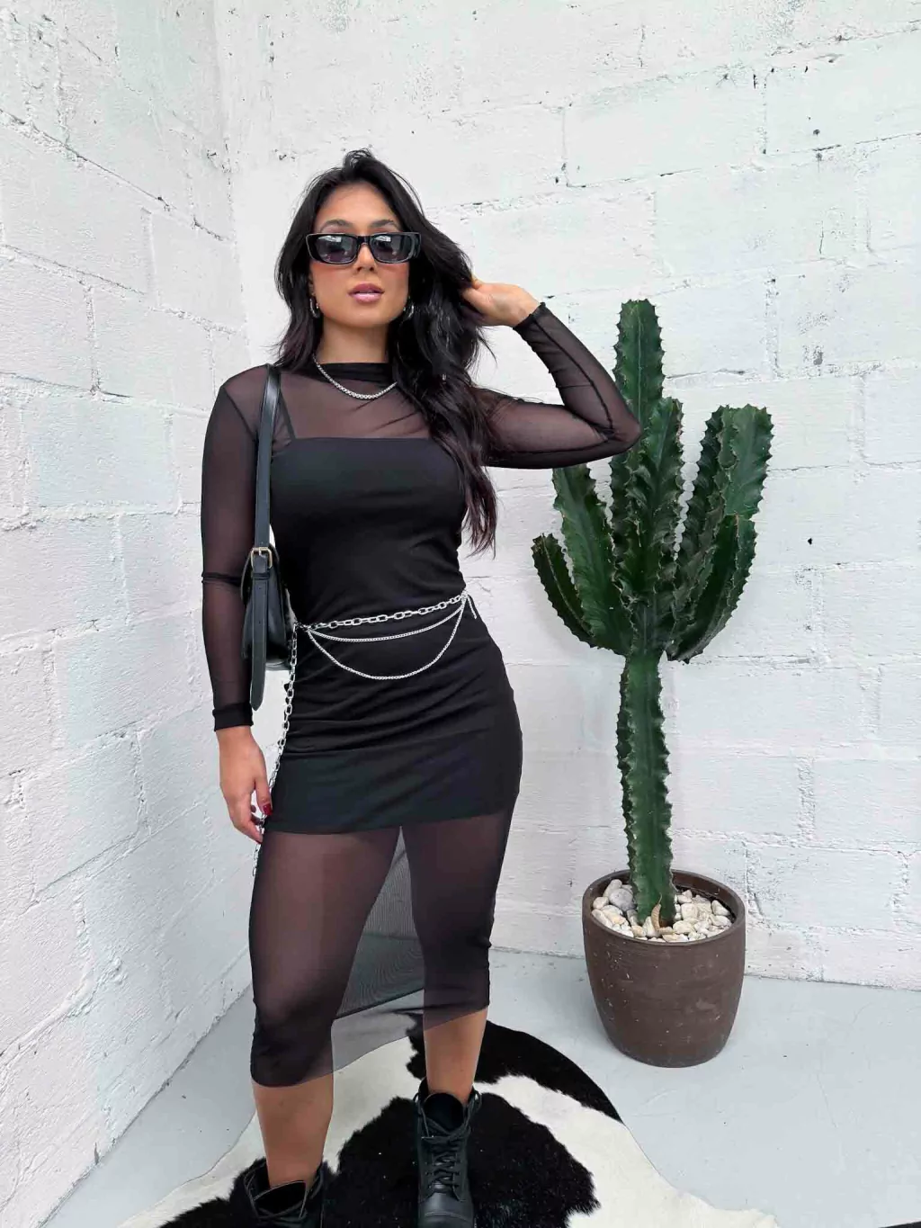 Vestido Midi de Tule