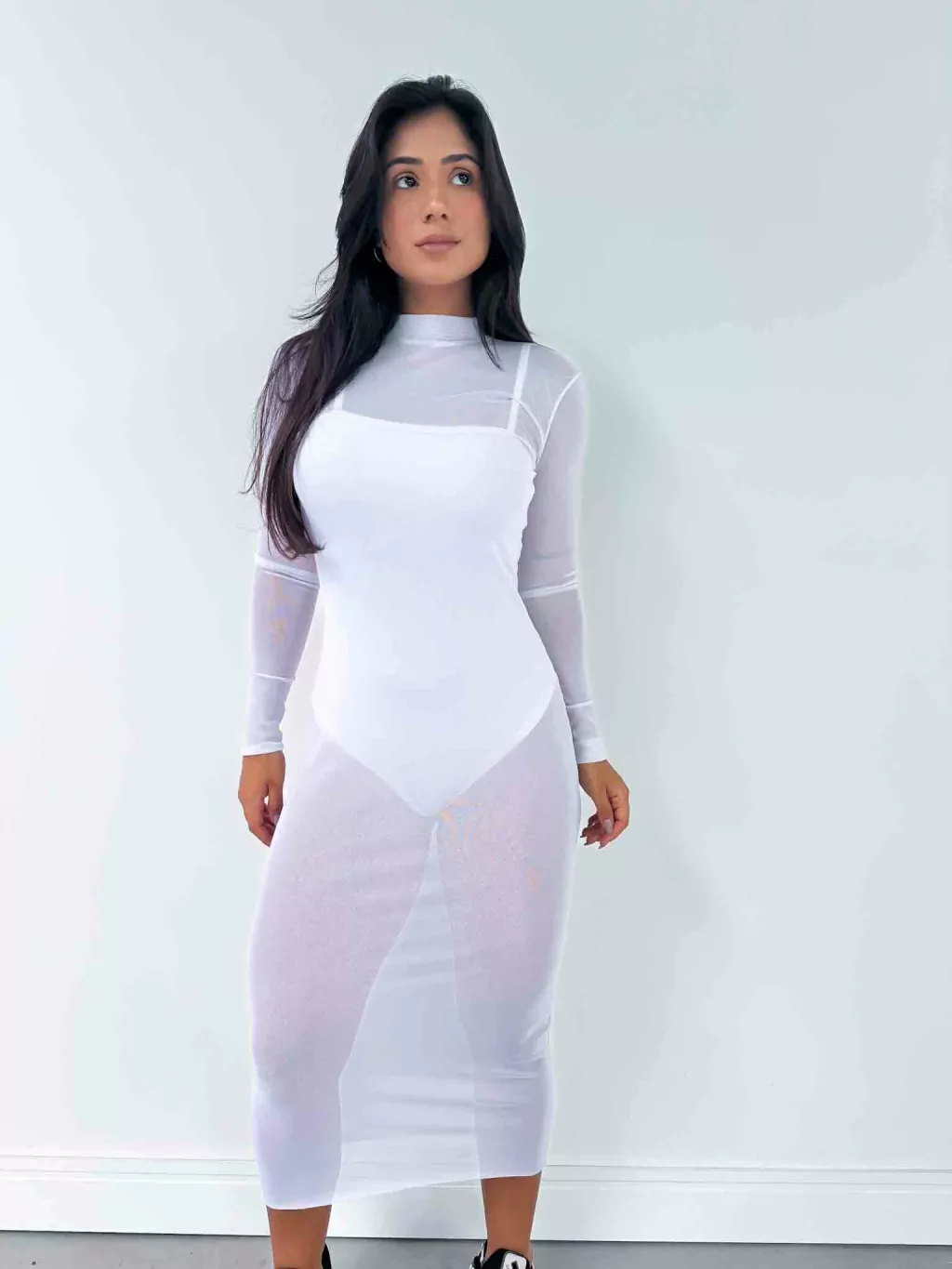Vestido Midi de Tule