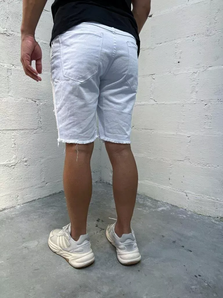 Bermuda Jeans Branca Crd