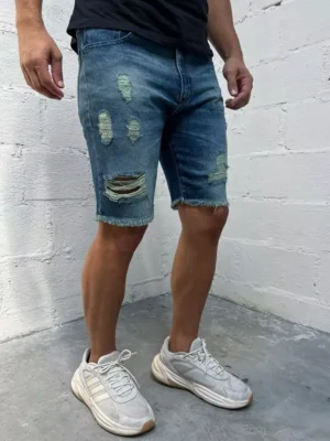 Bermuda Jeans Escura Crd