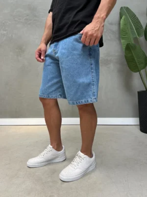 Bermuda Jeans baggy masculina over