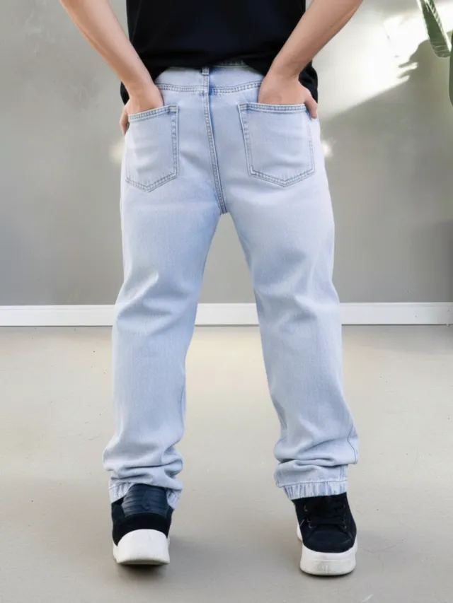 Calça Jeans Baggy Masculina Fire - Imagem 4