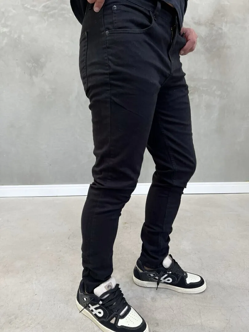 Calça Jeans Skinny Lisa Preta Tin129300