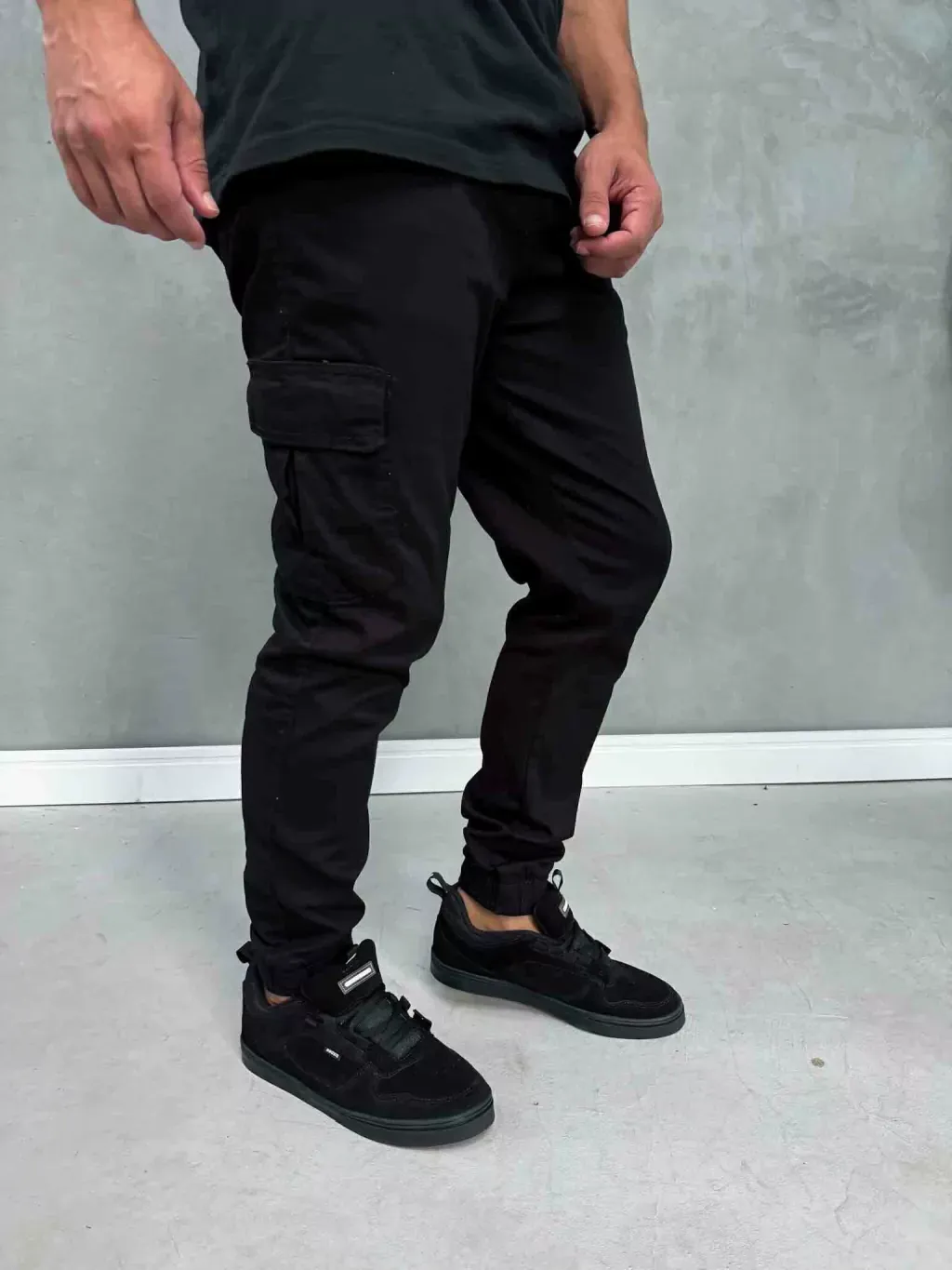 Calça Jogger Cargo Lisa - Imagem 7
