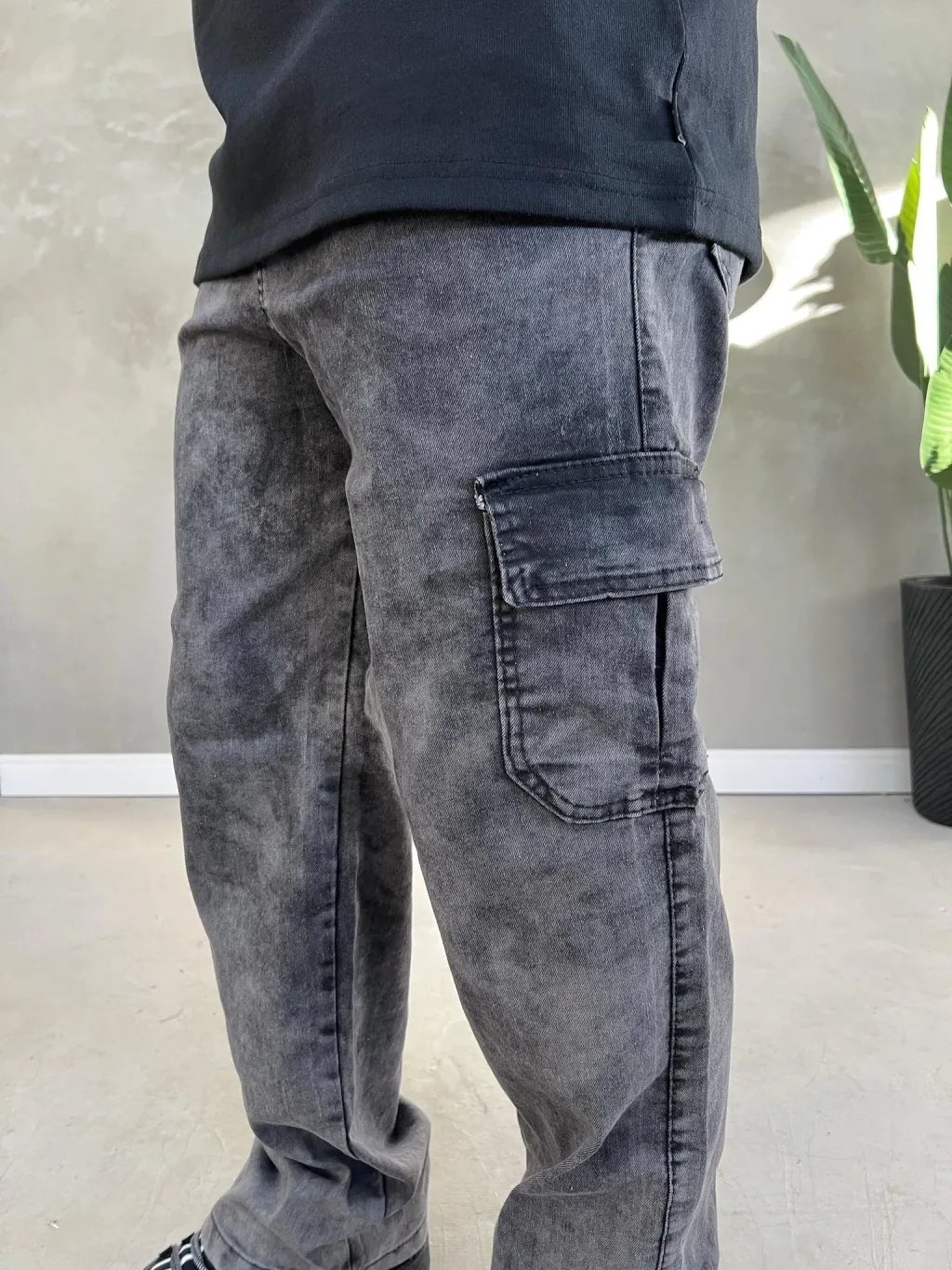 Calça Street Cargo Boca Larga Estonada - Imagem 5