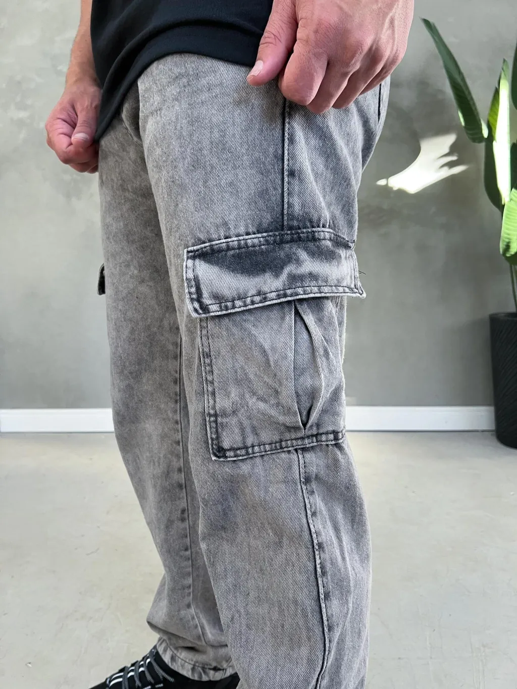 Calça Street Cargo Boca Regular Estonada