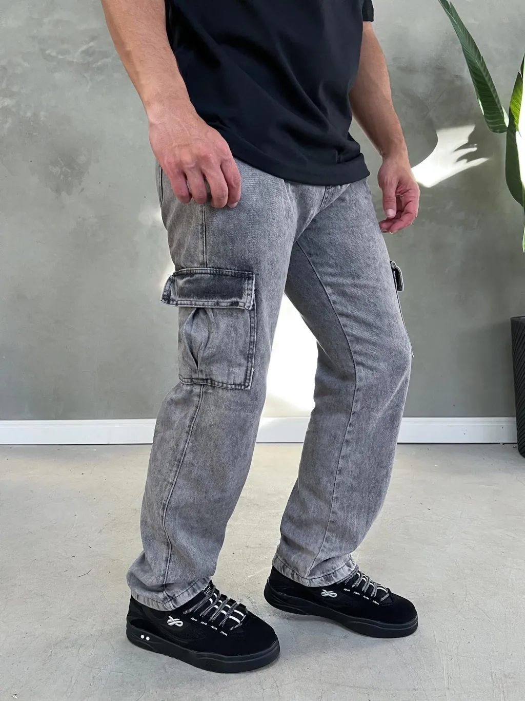 Calça Street Cargo Boca Regular Estonada