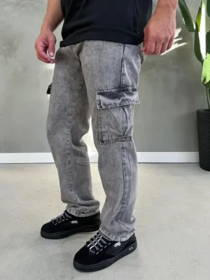 Calça Street Cargo Boca Regular Estonada