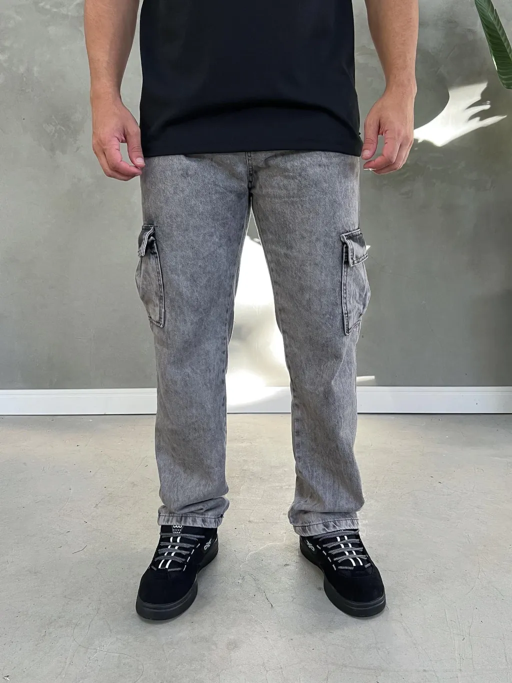 Calça Street Cargo Boca Regular Estonada