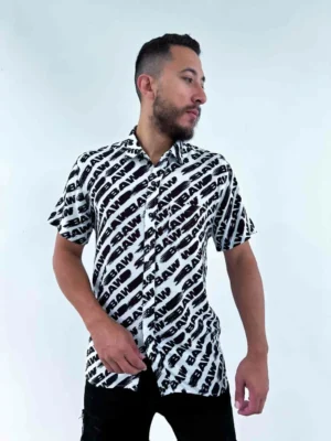 Camisa de Botão Baw Over