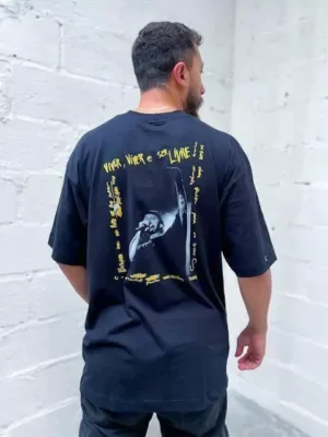 Camiseta Booq Oversize Chorão Bordado Costas