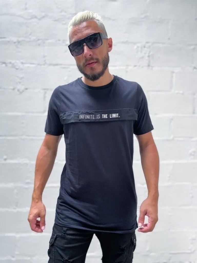 Camiseta Booq com Pala Tactel P&B - Imagem 3