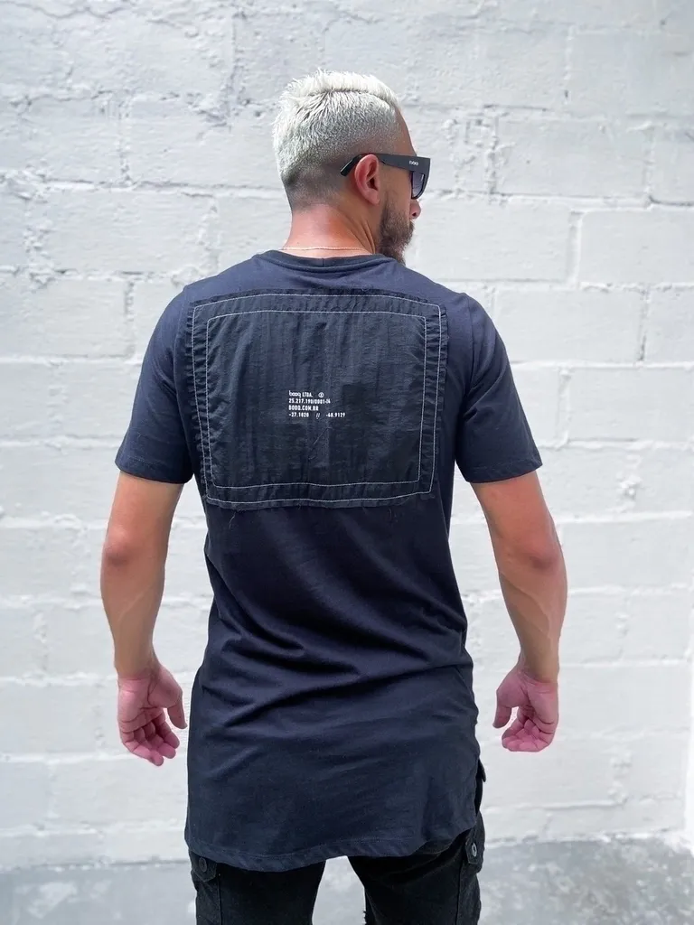 Camiseta Booq com Pala Tactel P&B