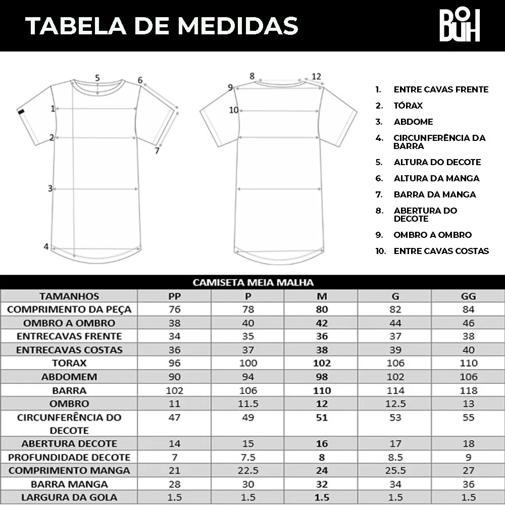 Camiseta Buh Basica Floc Slim - Imagem 8