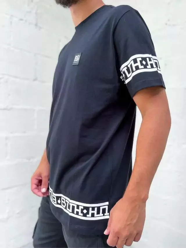 Camiseta Buh Etnica Preta - Imagem 2