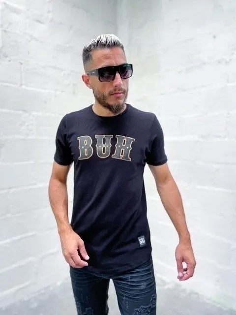 Camiseta Buh Star Tacks Preta
