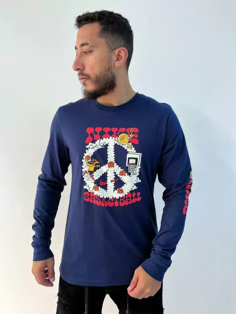 Camiseta Nike Manga Longa Basketball