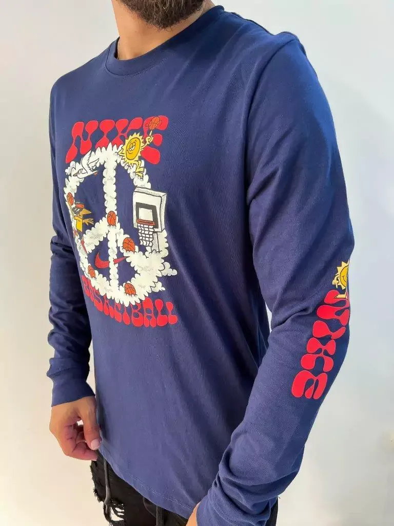 Camiseta Nike Manga Longa Basketball