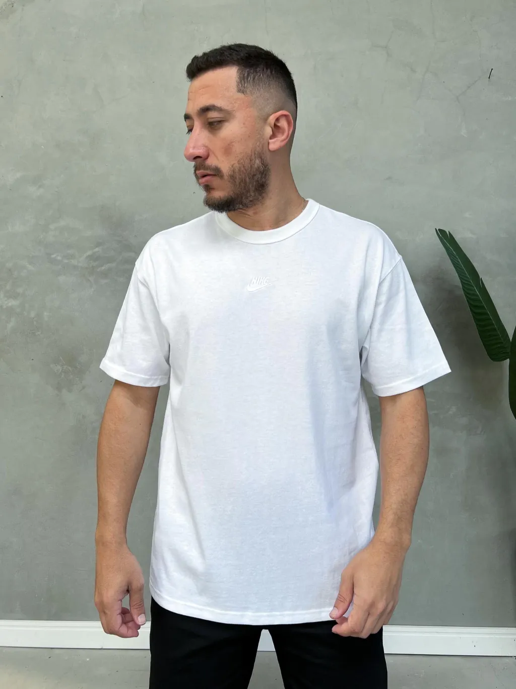 Camiseta Nike Oversize Logo Central Bordada - Imagem 9