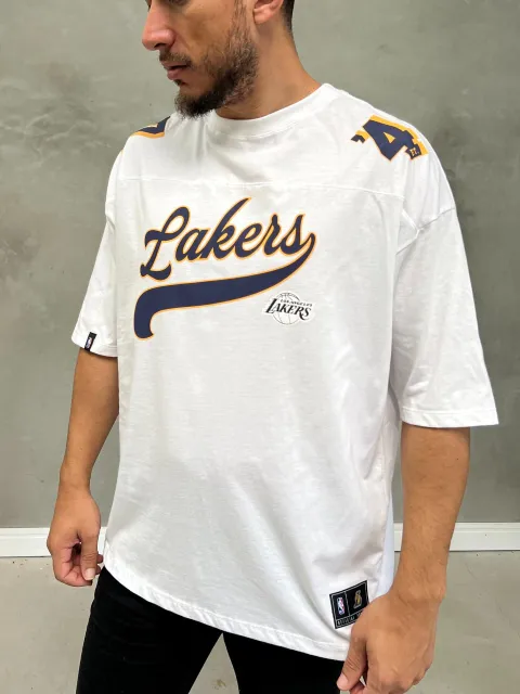 Camiseta Oversize NBA Lakers Yards - Imagem 8